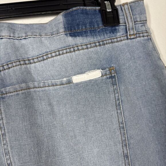 Jessica Simpson Boyfriend Jean Wide Leg Distressed Size 22W NWT Dearest Blue NWT - Picture 8 of 16
